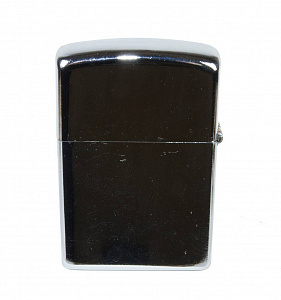 Зажигалка бензиновая черный металлик 35x55 мм