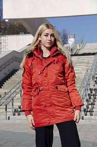 Куртка зимняя  женская Apolloget WMN HUSKY Redwine