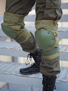 Наколенники + налокотники  BLACKHAWKI (olive)