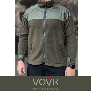 Куртка тактическая флисовая VOЎK Olive