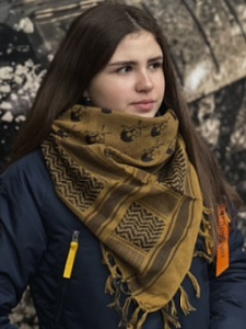 Арафатка (шемаг), койот/черный