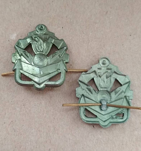 Эмблема петлица Инженерных войск Тип2 алюминий защитная 1шт