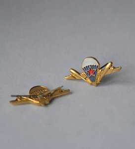 Эмблема петлица ВДВ Тип 4 металлическа цветная 1шт