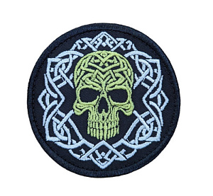 Патч Череп с узором