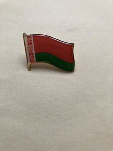 Значок флаг РБ L=30 mm