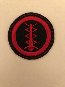 Шеврон штат специалиста ВМФ СССР  Электрик артиллерийский тип-2 разновидность