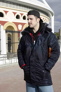 Куртка зимняя мужская Apolloget EVERREST Night Sky/Red