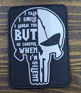 Патч Punisher silent White 