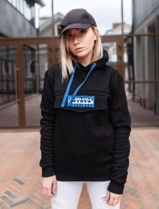 Толстовка M65 STREETWEAR на флисе женская Black