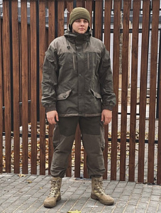 Костюм мембранный полукомбинезон демисезонный Горка 5 Исландия. Olive\Olive. (-5)