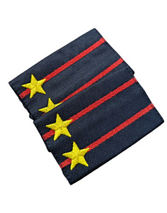 Фальш-погоны МЧС нового образца чёрные подполковник