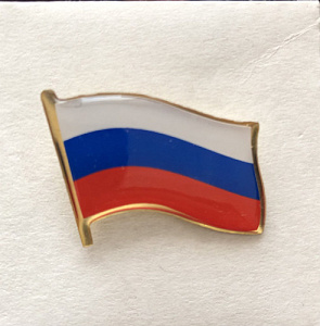Значок флаг РФ L=30 mm