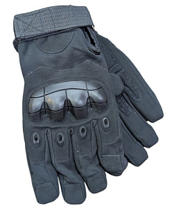 Перчатки тактические со вставками на подкладке Black