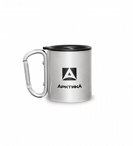 Термос Кружка 801-450К Арктика с ручкой карабином