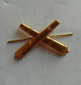 Эмблема петлица Артиллерии Тип 2 золото