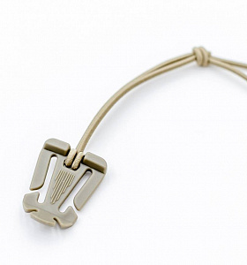 Карабин-пряжка для рюкзака пластик coyote