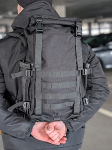 Рюкзак Мedium Roll Top VOЎК Black