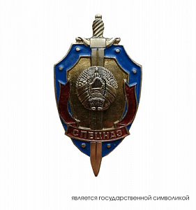 Значок Спецназ щит меч герб РБ