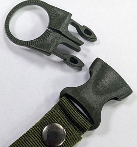Держатель бутылок MOLLE на фастексе Olive