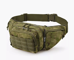 Сумка поясная тактическая 5 отделений Мох