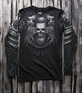 Футболка с длинным рукавом (Лонгслив) KRASAR Викинг