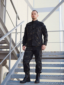 Костюм тактический ACU rip-stop Black Multicam 