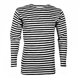 Тельняшка п/ш черная полоса