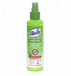 Спрей-репеллент Glorix от Комарэкс Усиленная защита 160 мл