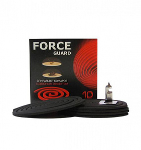 Спирали от комаров  FORCW GUARD с двойным эффектом 