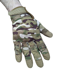 Перчатки облегченные со вставками А-30 Multicam