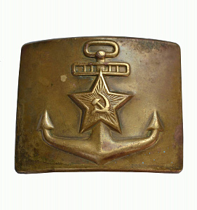 Бляха ВМФ СССР Латунь Оригинал