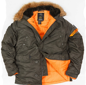 Куртка зимняя Nord Storm Husky Olive Orange