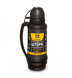 Термос Арктика 109-1800М с узким горлом 1800 мл чёрный