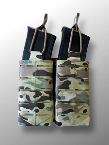 Подсумок АК двойной в ряд LC Multicam