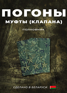 Фальш-погоны Полковник кмф цифра