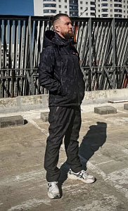 Костюм "TRITON PRO" -5 (Серо-чёрный) Triton