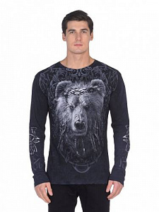 Футболка с длинным рукавом (Лонгслив) KRASAR Мудрый медведь