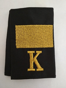 Фальшпогоны курсанта академии МВД РБ. Старший сержант, вышивка