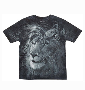 Футболка Krasar Лев брутальный Тотал детская