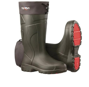 Сапоги зимние EVA с подошвой ТЭП и вкладышем TORVI -25c Olive
