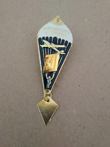 Знак "Парашютист отличник ВС РФ" 30 прыжков