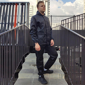 Костюм дождевик Black