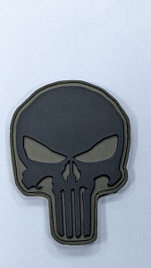 Патч Punisher Black