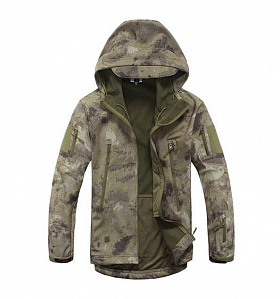 Куртка Оперативник Shark Skin Soft Shell на толстом флисе HDT FG