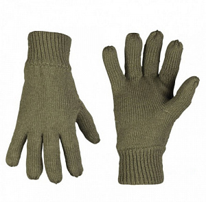 Перчатки вязаные двойные Olive