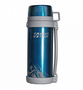 Термос NOVA TOUR Пал 1200 с широким горлом синий