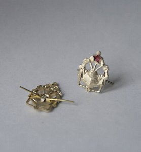 Эмблема петлица Инженерные Войска  СССР металлическая