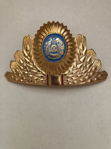 Кокарда Казахстан генеральская золотистая