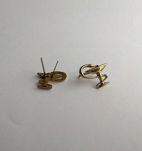 Эмблема петлица Медицинская служба нового образца литая 1шт