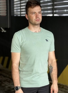 Футболка Abercrombie & Fitch (Бирюзовая)